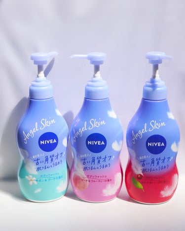 ニベア エンジェルスキン ボディウォッシュ フラワー＆ピーチの香り つめかえ用 360ml/ニベア/ボディソープを使ったクチコミ（1枚目）