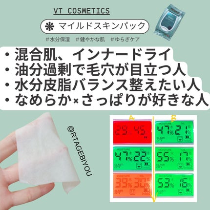 マイルドスキンパック/VT/シートマスク・パックを使ったクチコミ(6枚目)