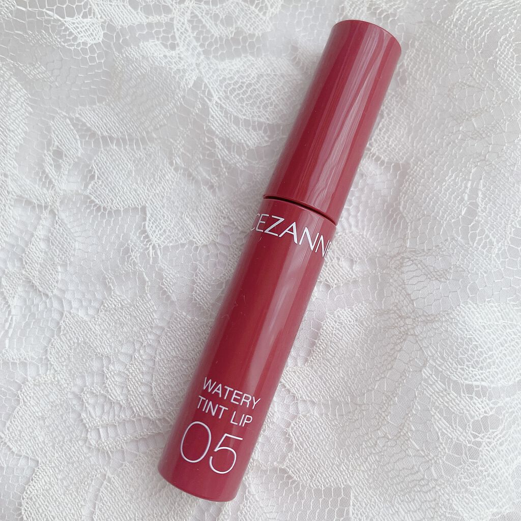 ウォータリーティントリップ 05 プラムレッド/CEZANNE/リップティントを使ったクチコミ（3枚目）