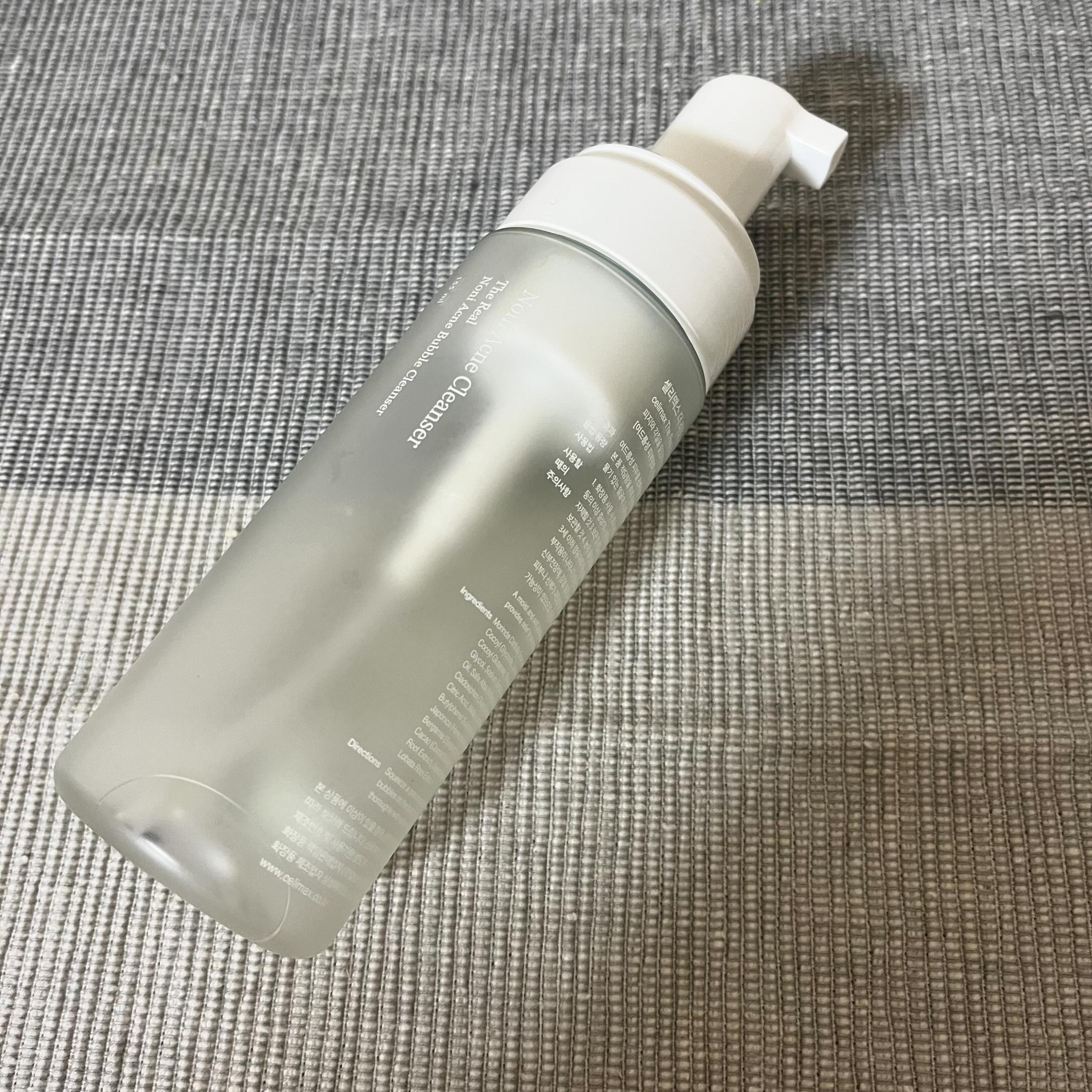 ザ リアル ノニアクネバブルクレンザー/celimax/洗顔フォームを使ったクチコミ（1枚目）