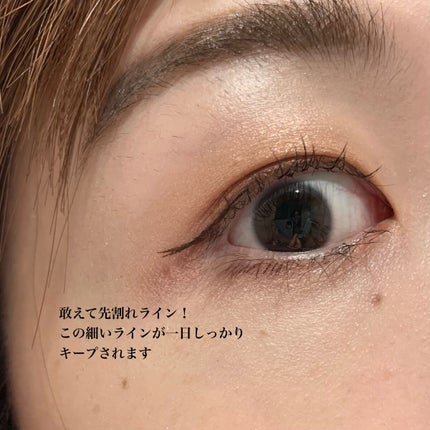 「密着アイライナー」ショート筆リキッド/デジャヴュ/リキッドアイライナーを使ったクチコミ(5枚目)