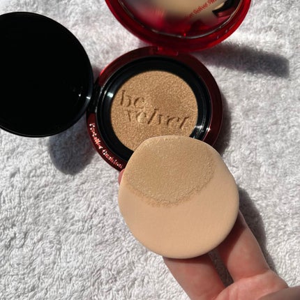 プロテーラービーベルベットカバークッション/espoir/クッションファンデーションを使ったクチコミ(4枚目)