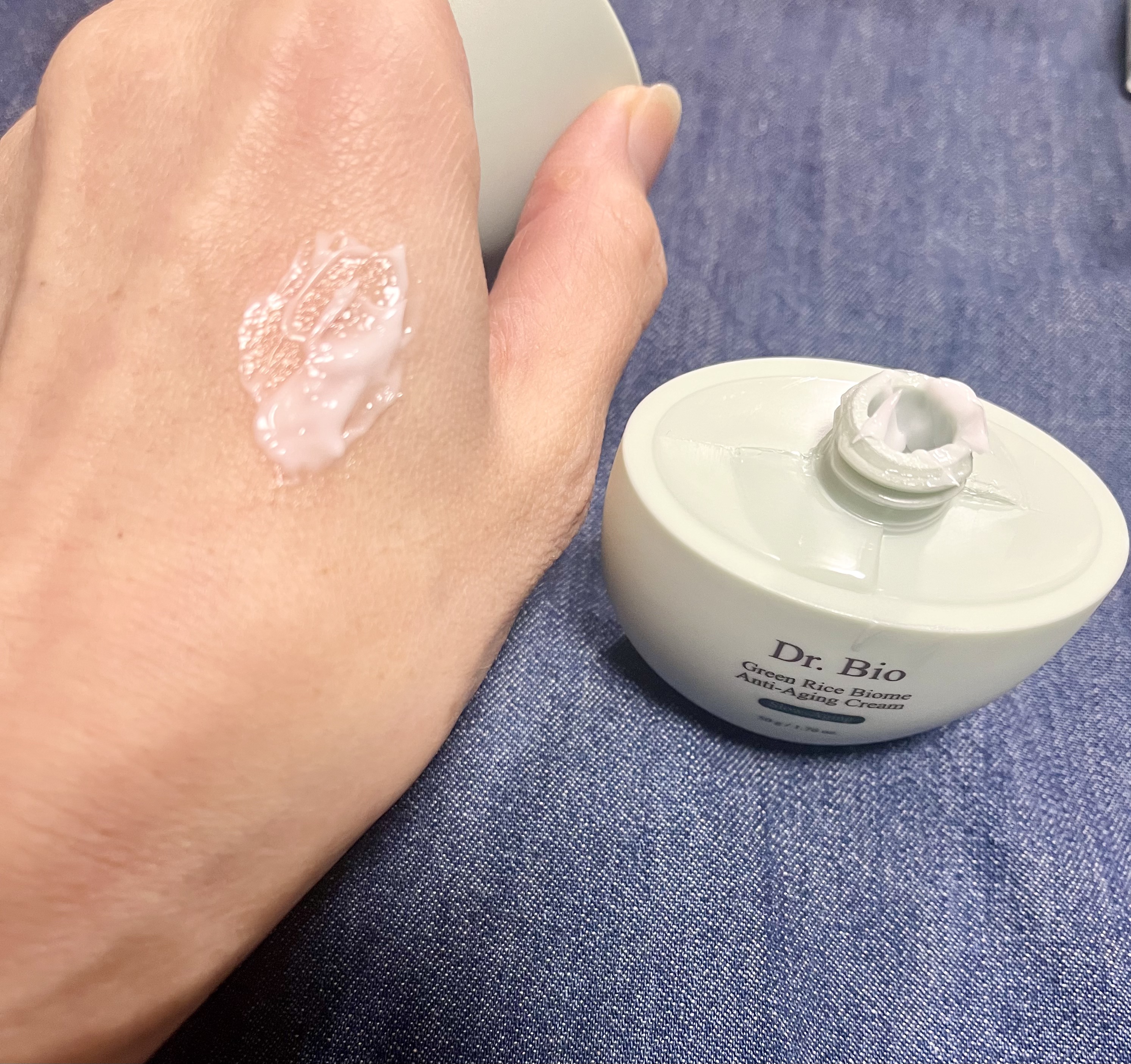 緑米ライスバイオーム™トーンアップ弾力クリーム/Dr.Bio/フェイスクリームを使ったクチコミ（2枚目）