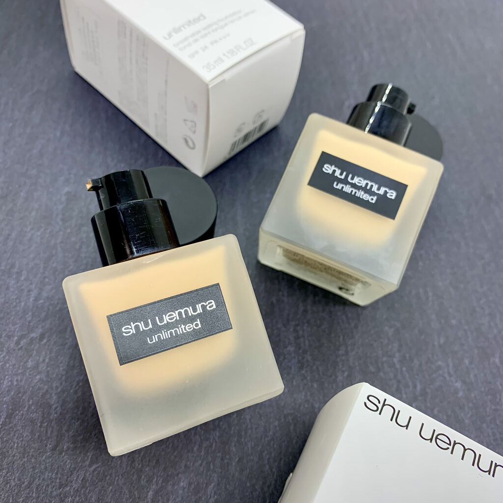 （旧）アンリミテッド ラスティング フルイド/shu uemura/リキッドファンデーションを使ったクチコミ（1枚目）