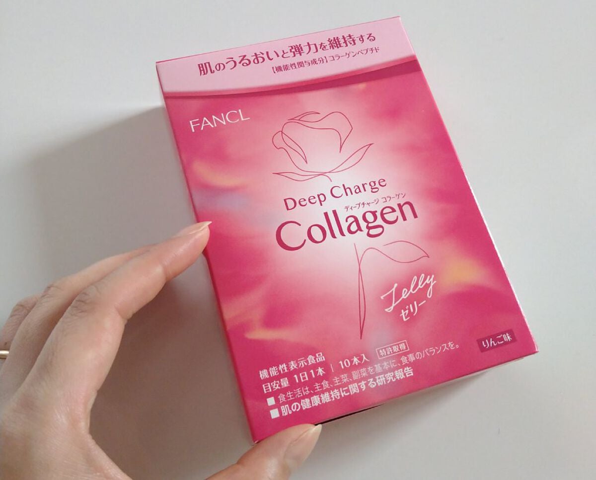 ディープチャージ コラーゲン スティックゼリー/ファンケル/美容サプリメントを使ったクチコミ(1枚目)