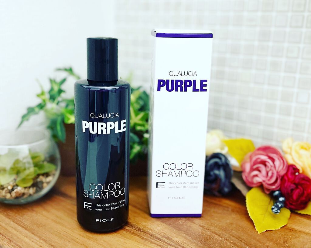 クオルシア カラーシャンプー/クオルシア/市販シャンプーを使ったクチコミ（1枚目）