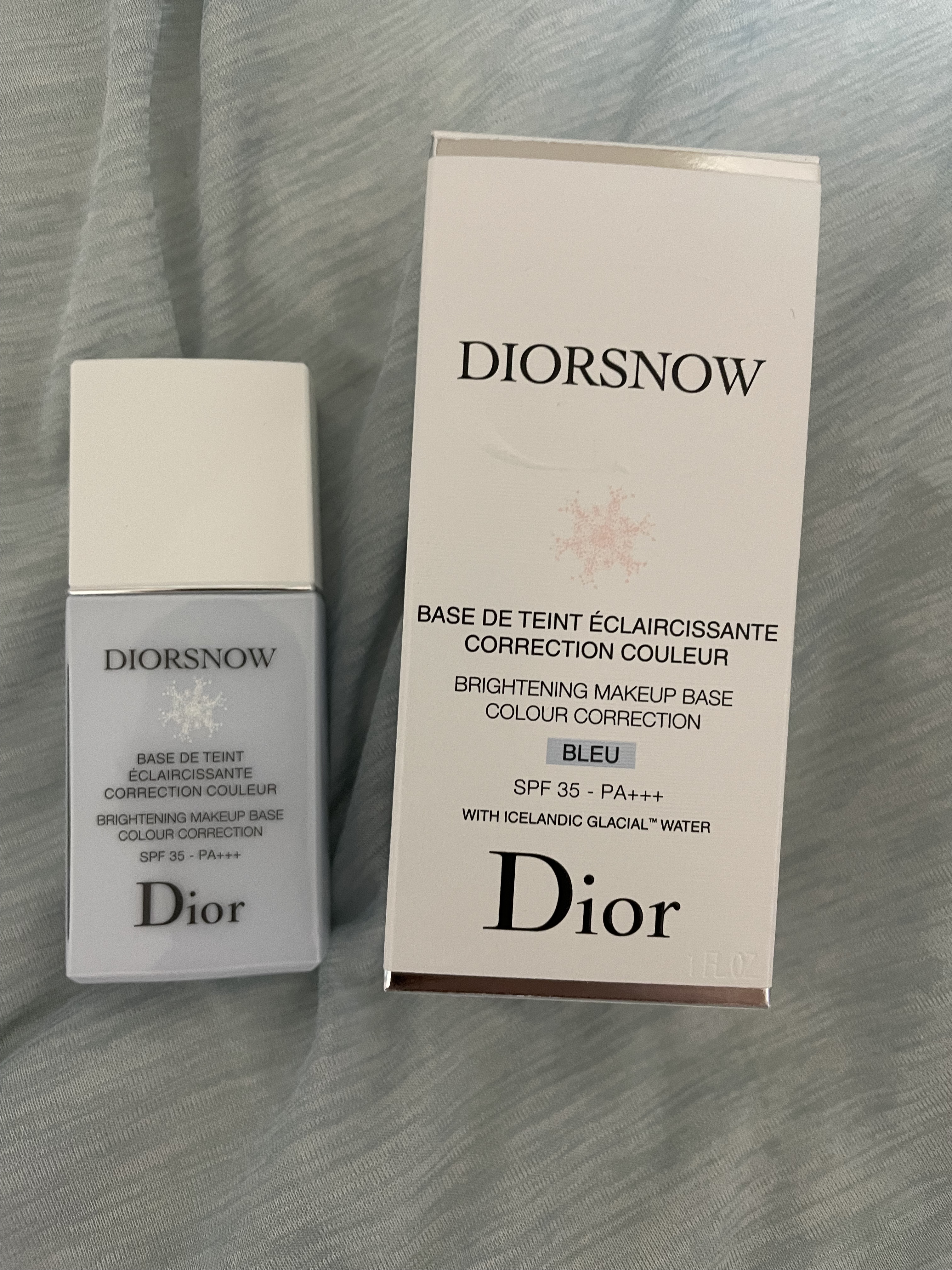 【旧】スノー メイクアップ ベース UV35 SPF35／PA+++ ブルー シェード/Dior/化粧下地を使ったクチコミ（1枚目）
