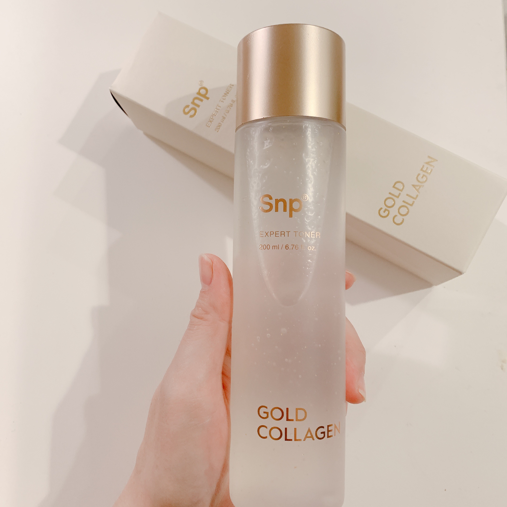 ゴールドコラーゲンエキスパートトナー/SNP/化粧水を使ったクチコミ（2枚目）