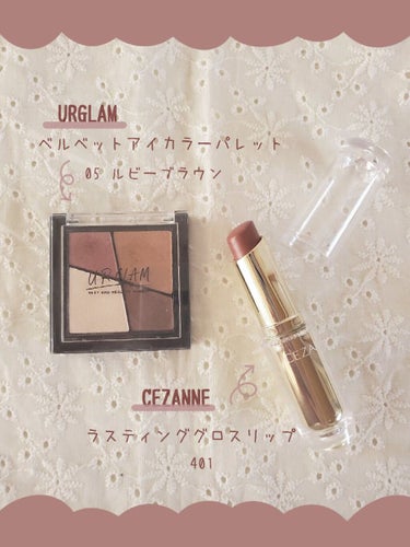 UR GLAM　VELVET EYE COLOR PALETTE/U R GLAM/アイシャドウパレットを使ったクチコミ（2枚目）