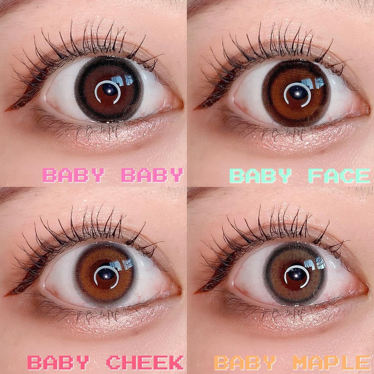 ベイビーモテコン/モテコン/カラーコンタクトレンズを使ったクチコミ(3枚目)