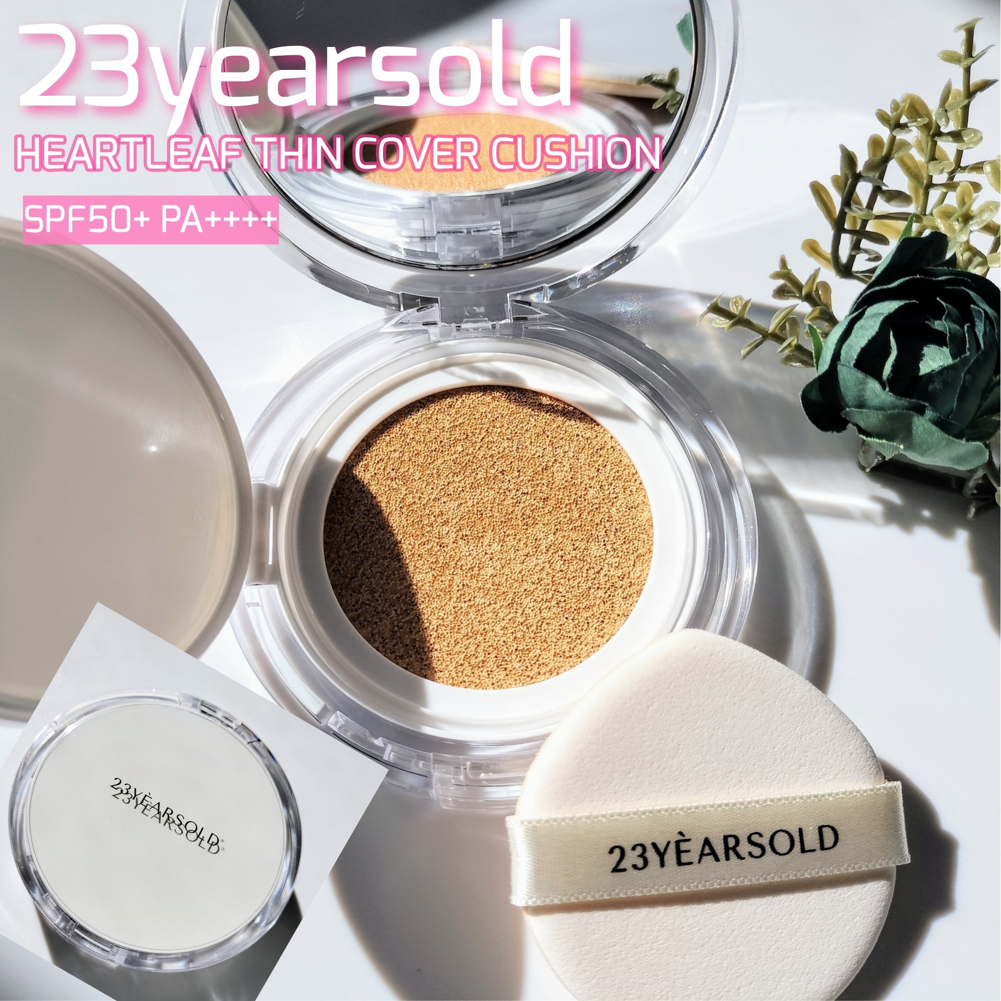 ハートリーフシーンカバークッション/23years old/クッションファンデーションを使ったクチコミ（1枚目）