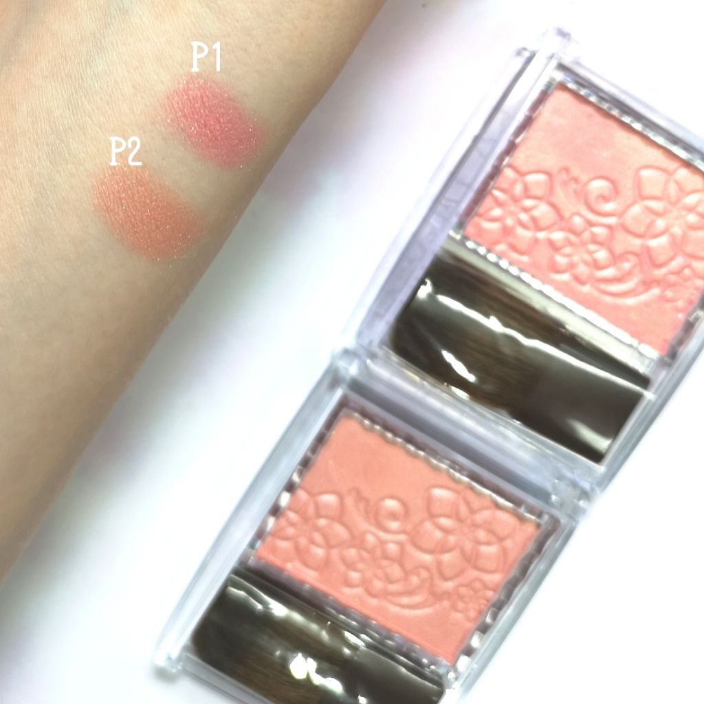 パールグロウチーク/CEZANNE/パウダーチークを使ったクチコミ(3枚目)