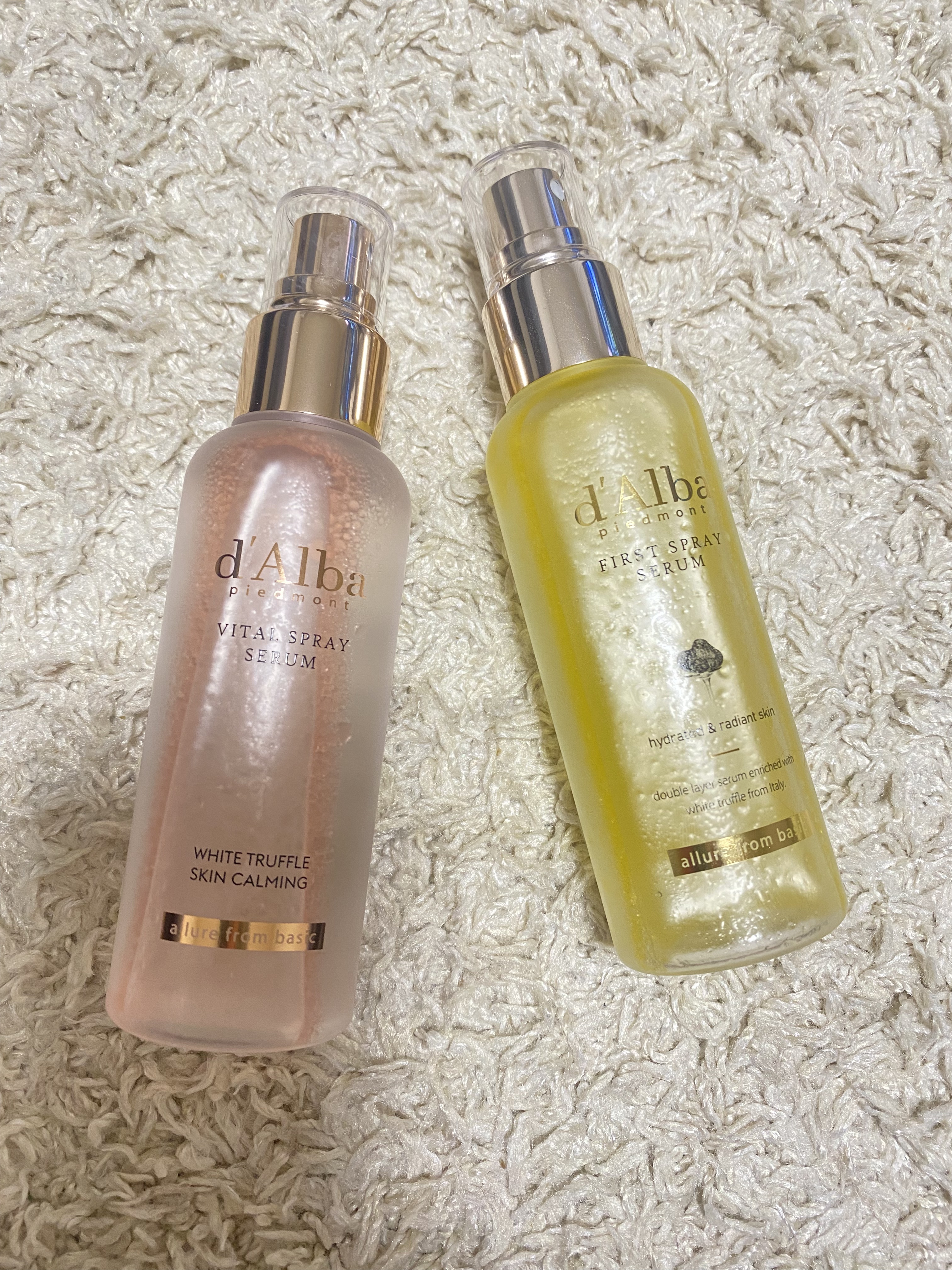 ダルバ ホワイトトリュフファーストスプレーセラム/ダルバ/ミスト状化粧水を使ったクチコミ（2枚目）