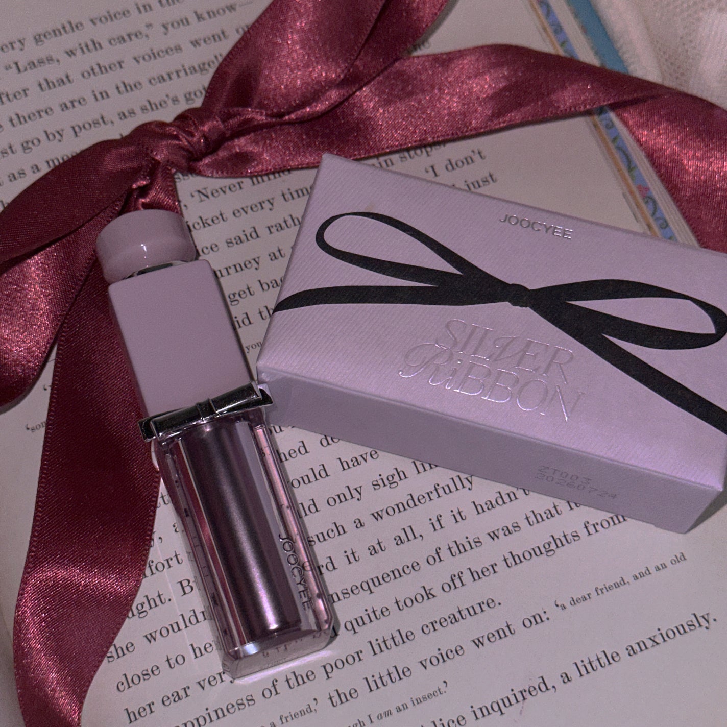 SILVER RIBBON グロウセラムルージュ/Joocyee/口紅を使ったクチコミ(4枚目)