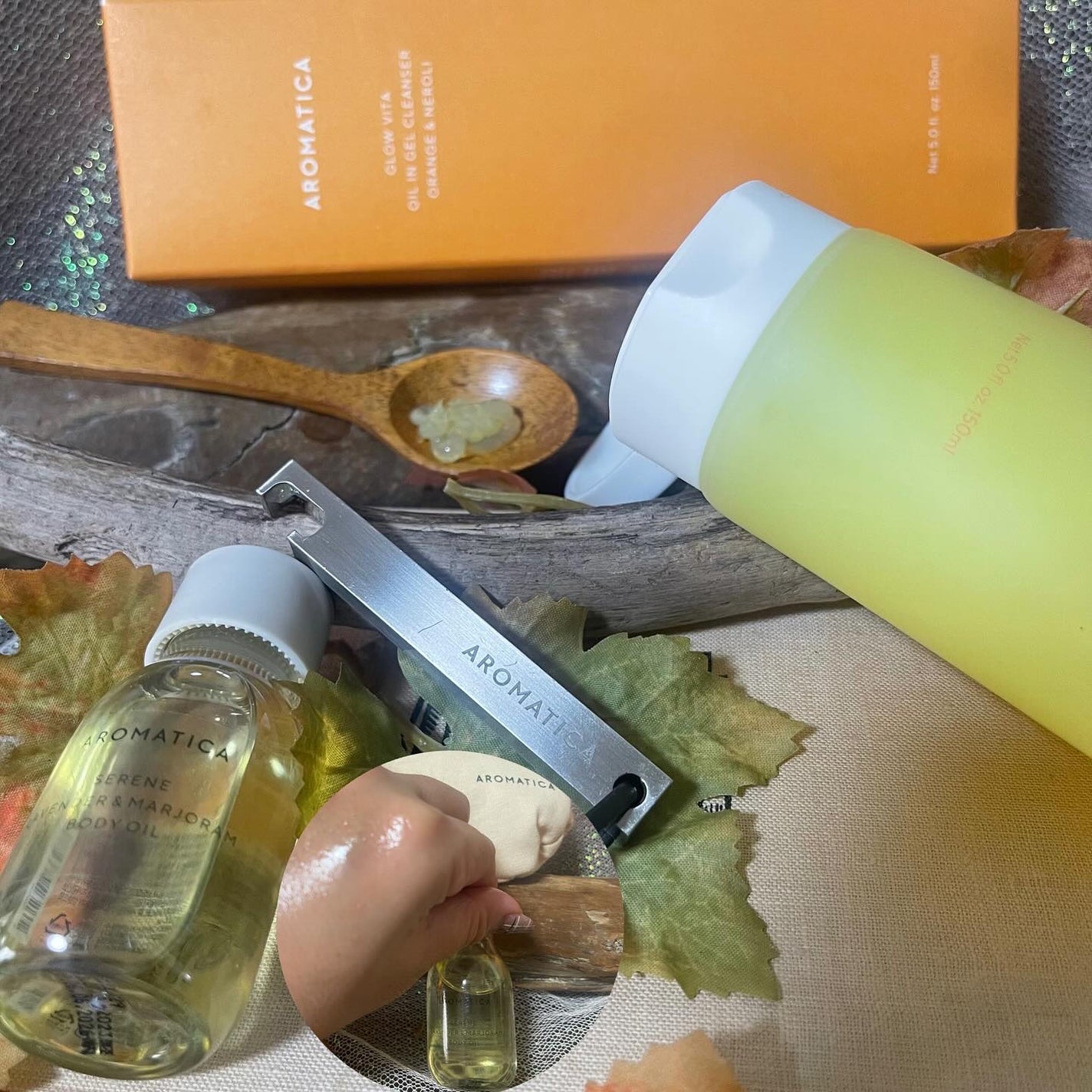 グロービタオイル イン ジェル クレンザー オレンジ&ネロリ/AROMATICA/クレンジングジェルを使ったクチコミ(2枚目)