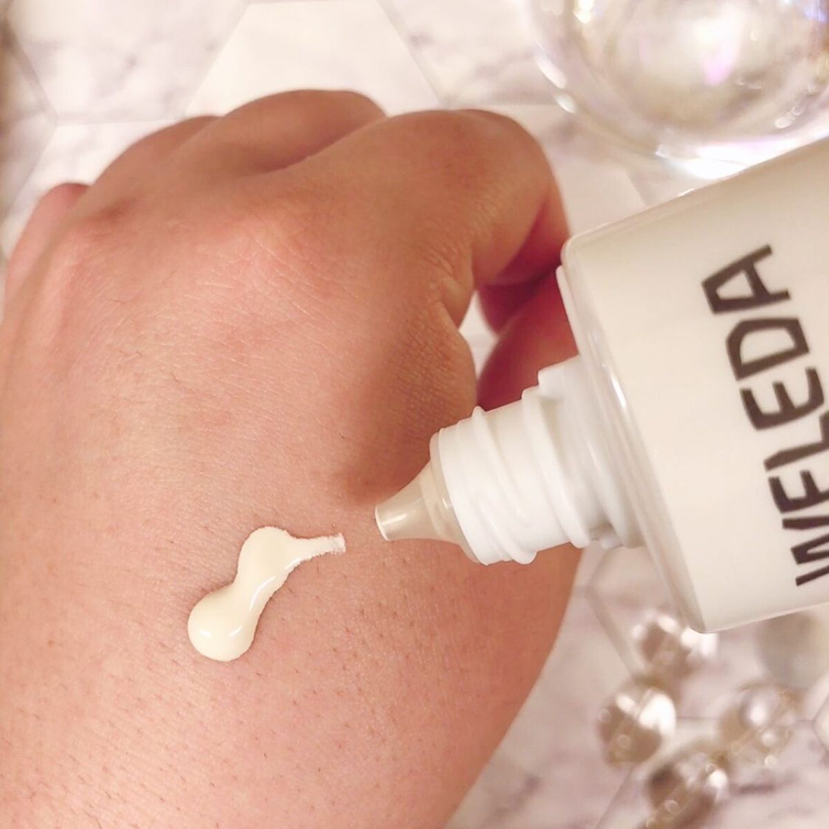 エーデルワイス UVプロテクト/WELEDA/化粧下地を使ったクチコミ(3枚目)