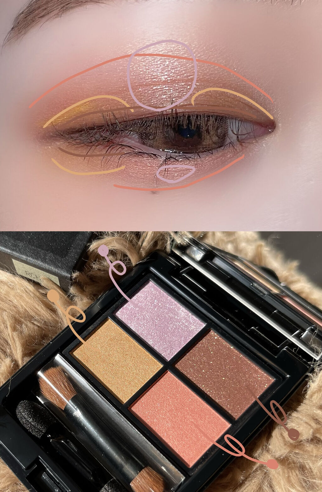 スマイルハート カラージェルアイライナー/FLORTTE/ジェルアイライナーを使ったクチコミ（3枚目）