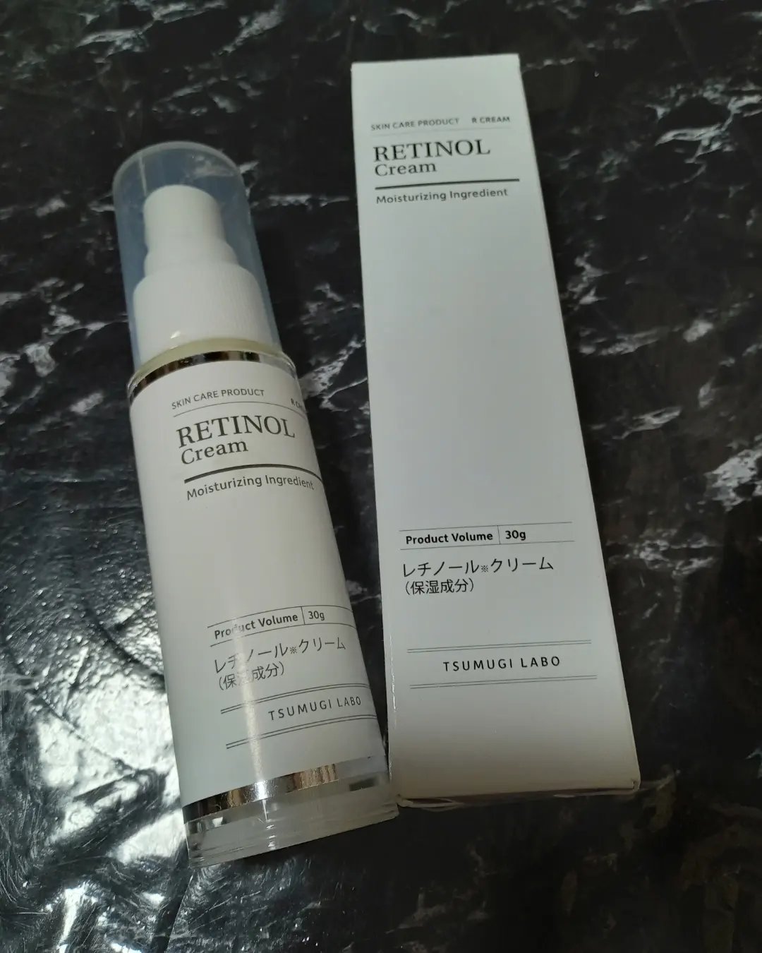レチノールクリーム/TSUMUGI LABO/フェイスクリームを使ったクチコミ（1枚目）