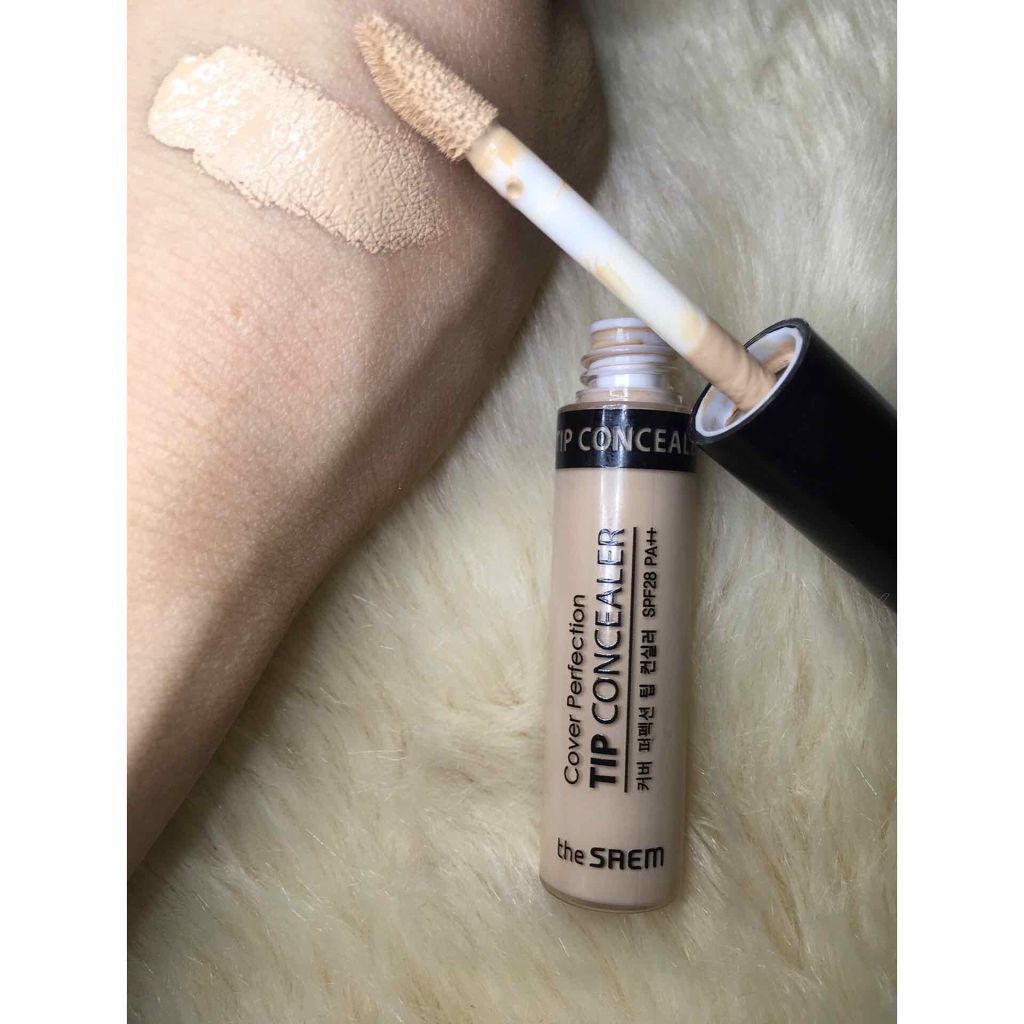 カバーパーフェクション チップコンシーラー/the SAEM/リキッドコンシーラーを使ったクチコミ(3枚目)