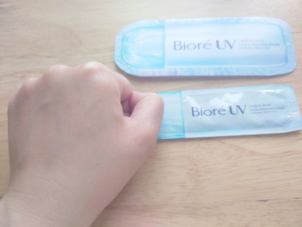 ビオレUV アクアリッチ アクアハイライトローション(水層ハイライトUV)/ビオレ/日焼け止めローションを使ったクチコミ(3枚目)