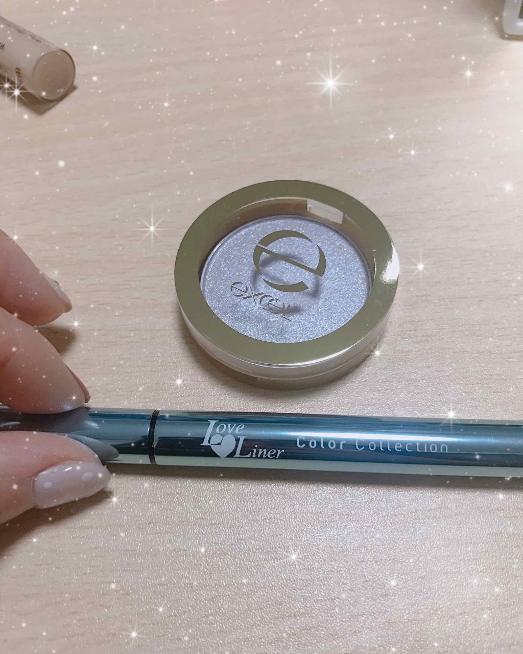 シャイニーシャドウ N/excel/単色アイシャドウを使ったクチコミ(3枚目)