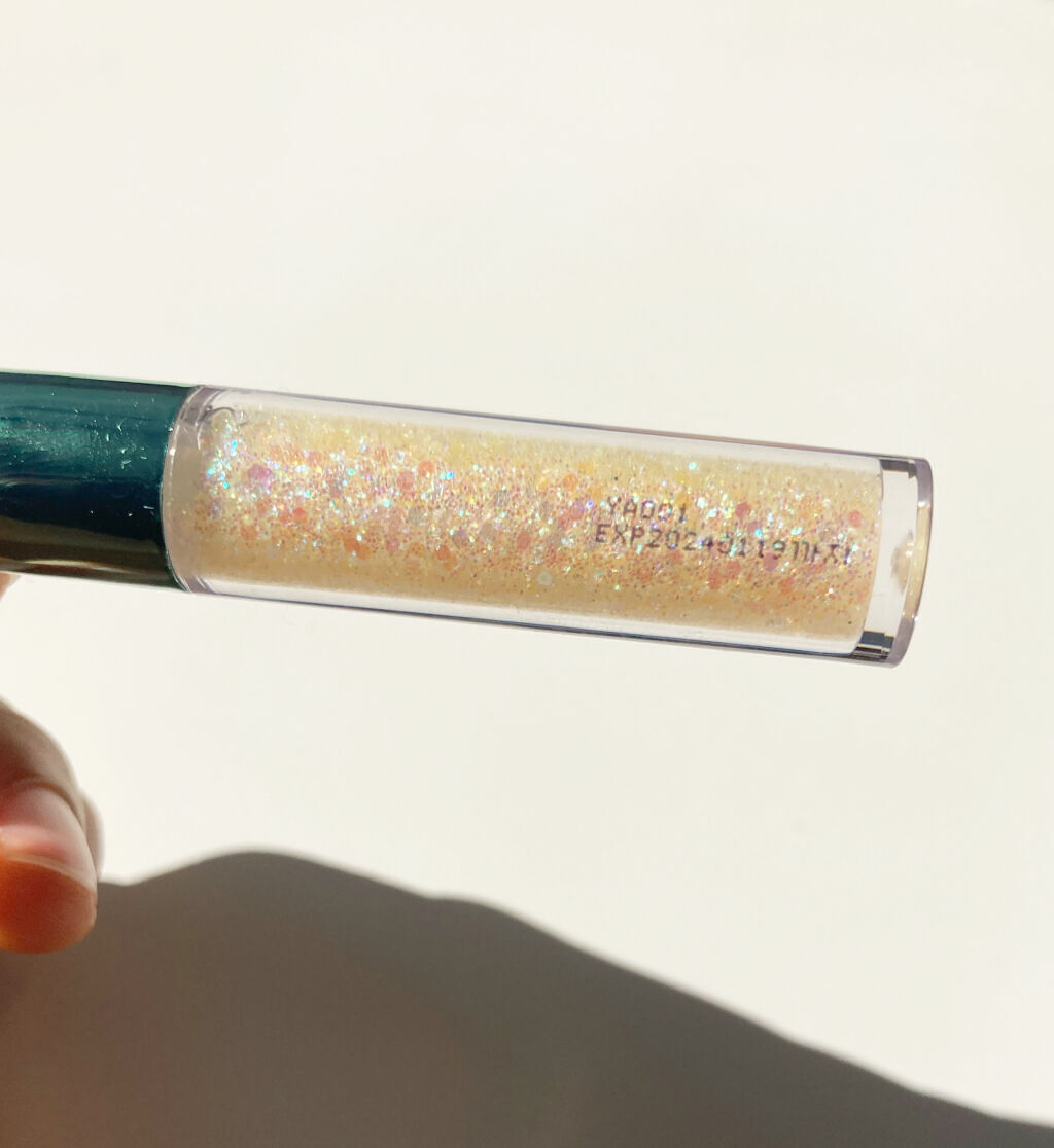 パールブリーアイグリッター G01 あまいカルメラ/BLACK ROUGE/グリッターを使ったクチコミ（3枚目）