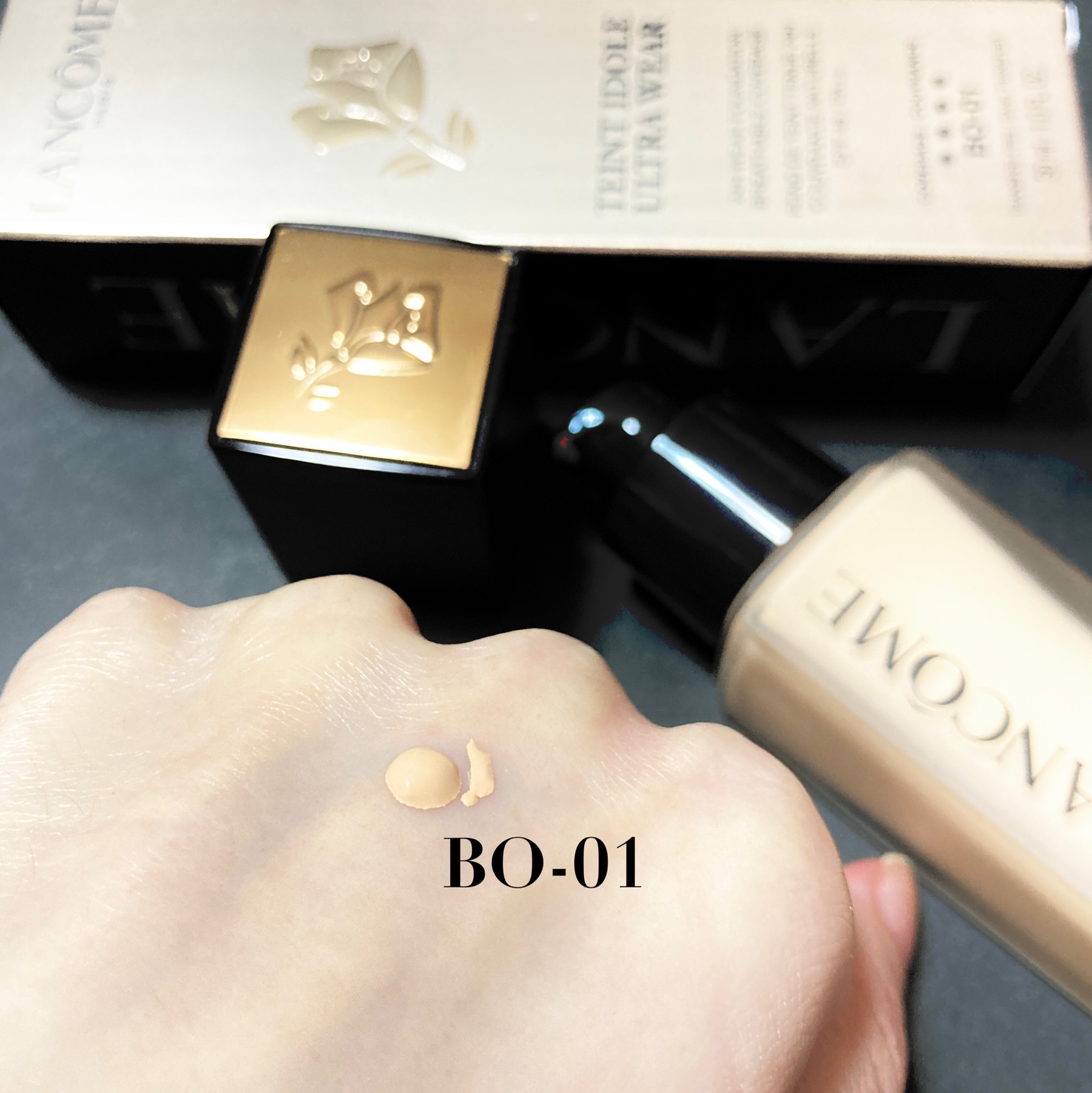 タンイドル ウルトラ ウェア リキッド N/LANCOME/リキッドファンデーションを使ったクチコミ（2枚目）