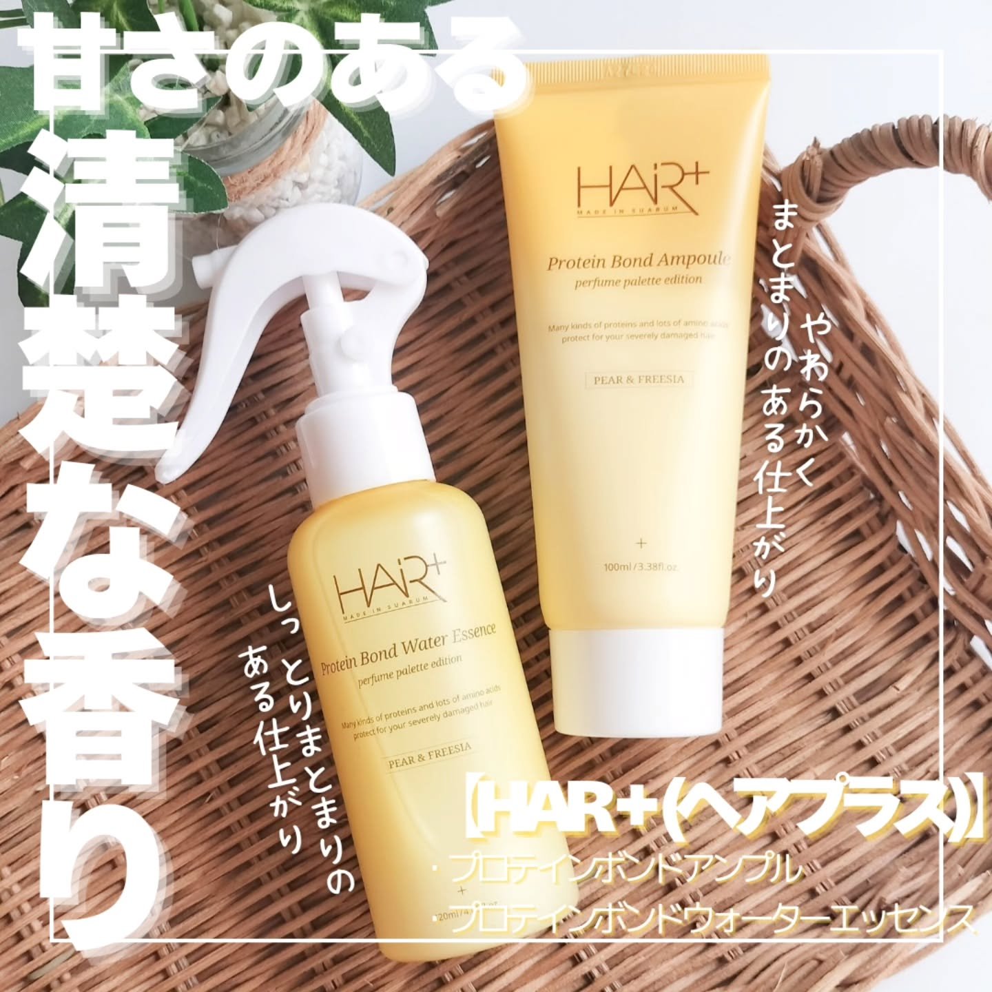 Protein Bond Ampoule Pear&Freesia/HAIRPLUS/アウトバストリートメントを使ったクチコミ（1枚目）