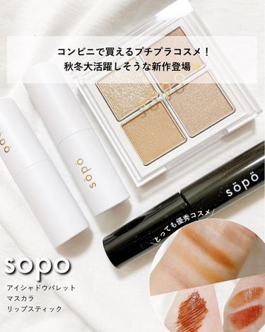 アイパレット/sopo/アイシャドウパレットを使ったクチコミ（1枚目）