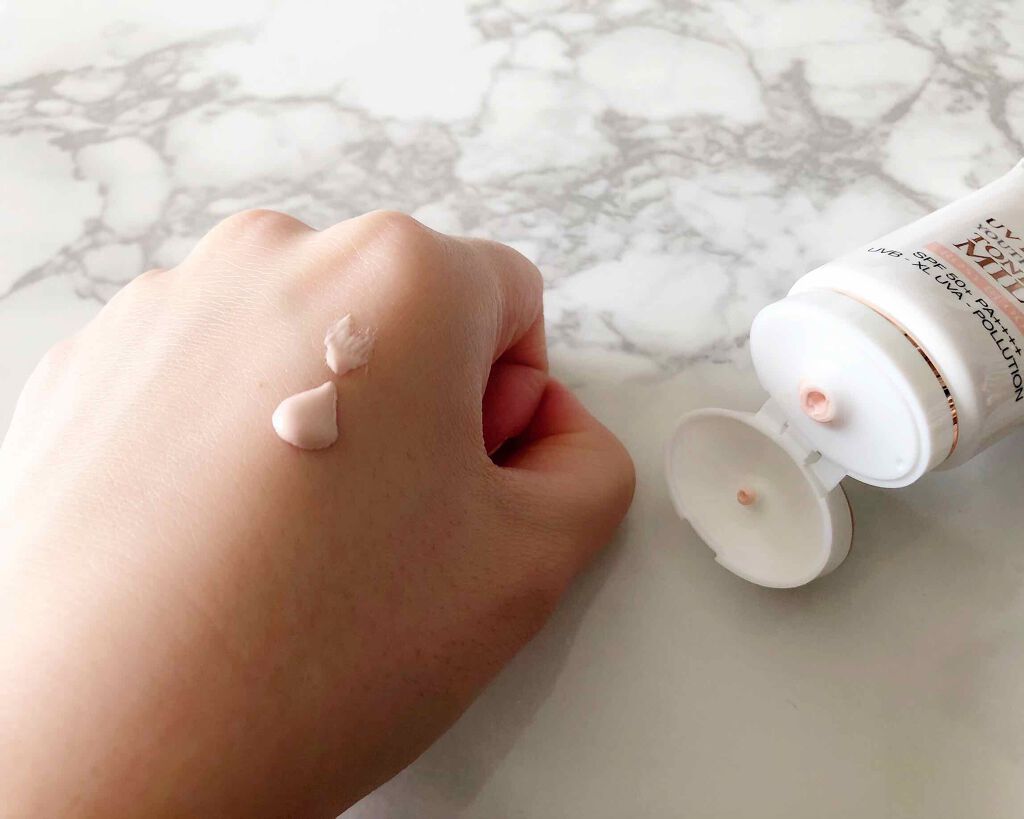 UV エクスペール トーン アップ ローズ/LANCOME/日焼け止め・UVケアを使ったクチコミ(2枚目)