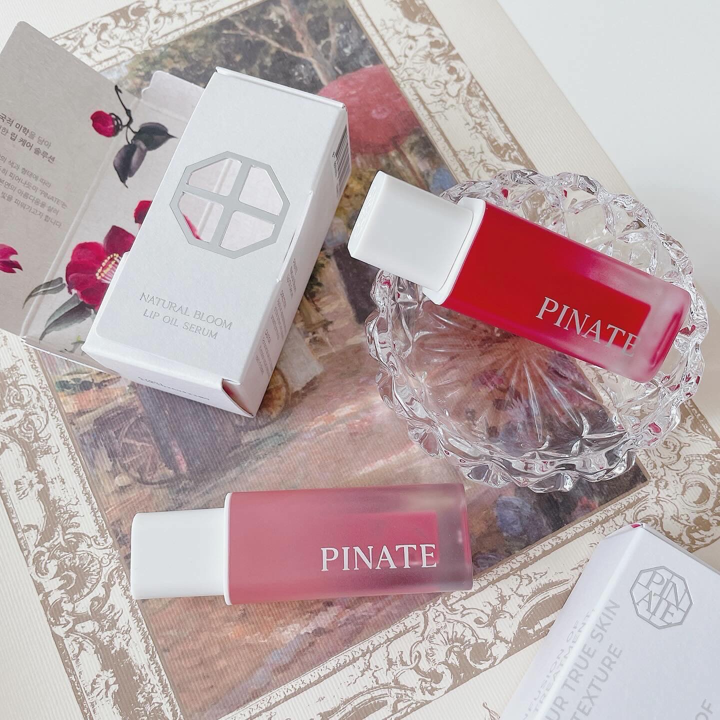 ナチュラルリップオイルセラム/PINATE/リップグロスを使ったクチコミ（1枚目）
