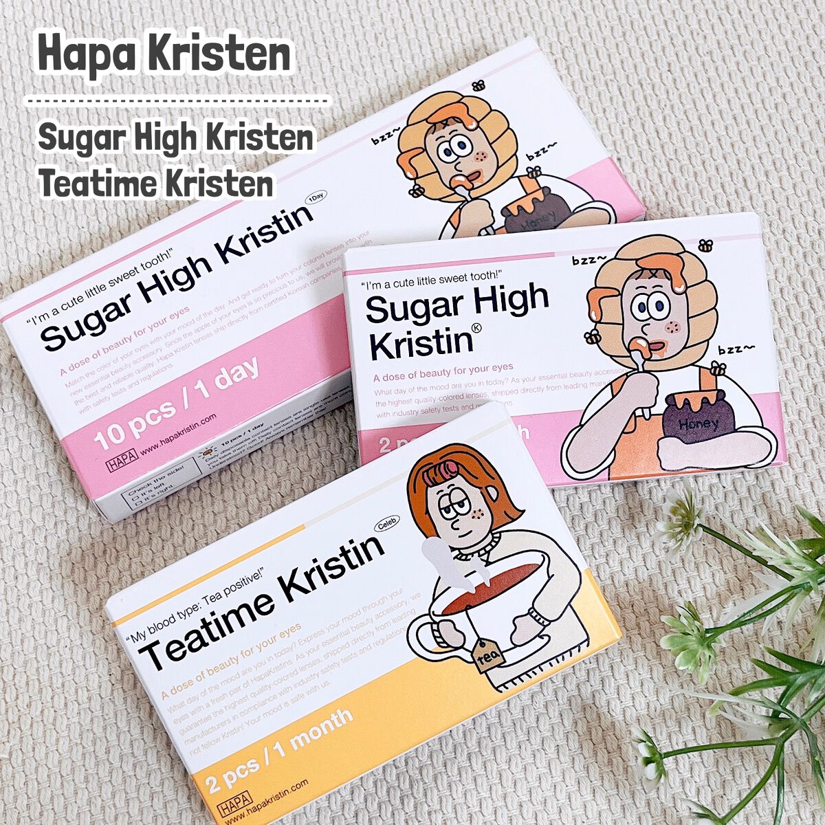 Teatime Kristin/Hapa kristin/カラーコンタクトレンズを使ったクチコミ（1枚目）