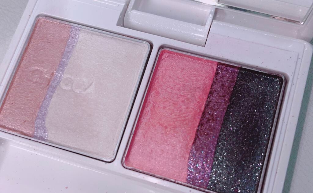 フローレスグロウ リッドテクスチャー アイシャドウ/CHICCA/アイシャドウパレットを使ったクチコミ(1枚目)