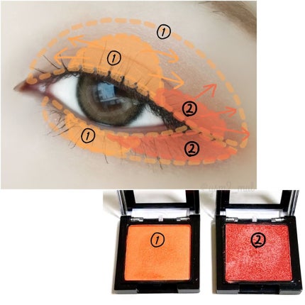 シングルアイシャドウ/マリブビューティー/単色アイシャドウを使ったクチコミ(3枚目)