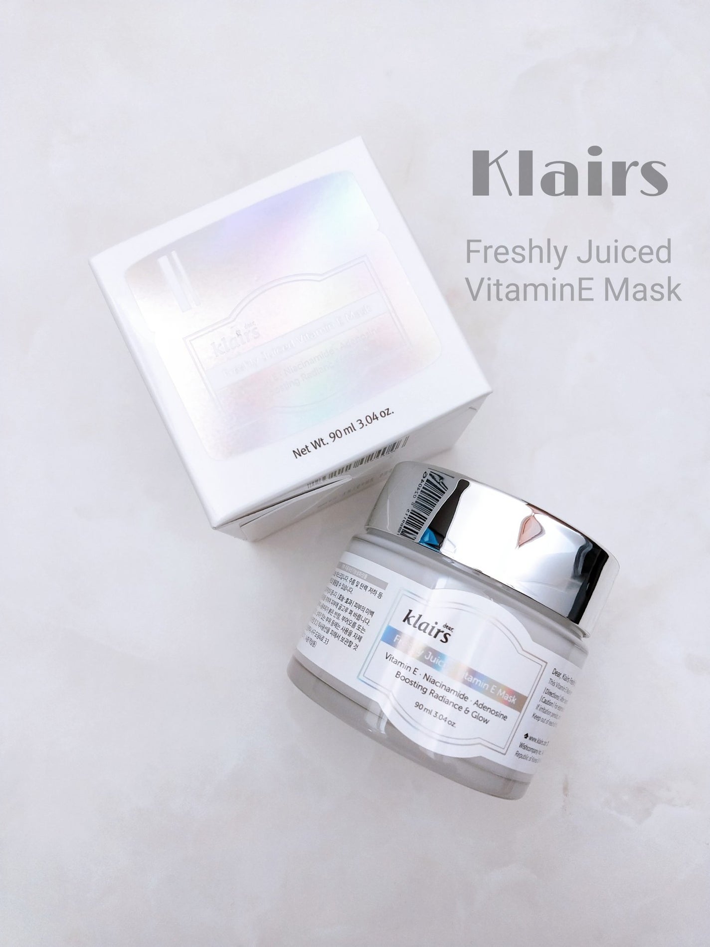 フレッシュリージュースドビタミンEマスク(90g)/Klairs/フェイスクリームを使ったクチコミ(1枚目)