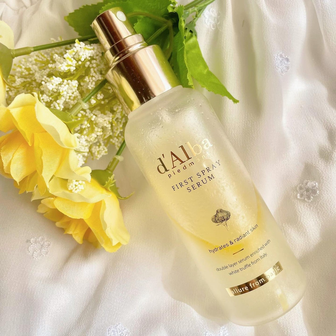 ダルバ ホワイトトリュフファーストスプレーセラム/ダルバ/ミスト状化粧水を使ったクチコミ(5枚目)