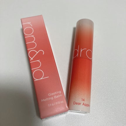 グラスティングメルティングバーム/rom&nd/リップバームを使ったクチコミ(1枚目)