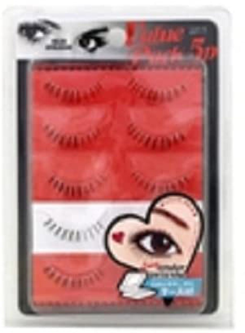 つけまつ毛5P得用パック 下まつ毛ロング5P