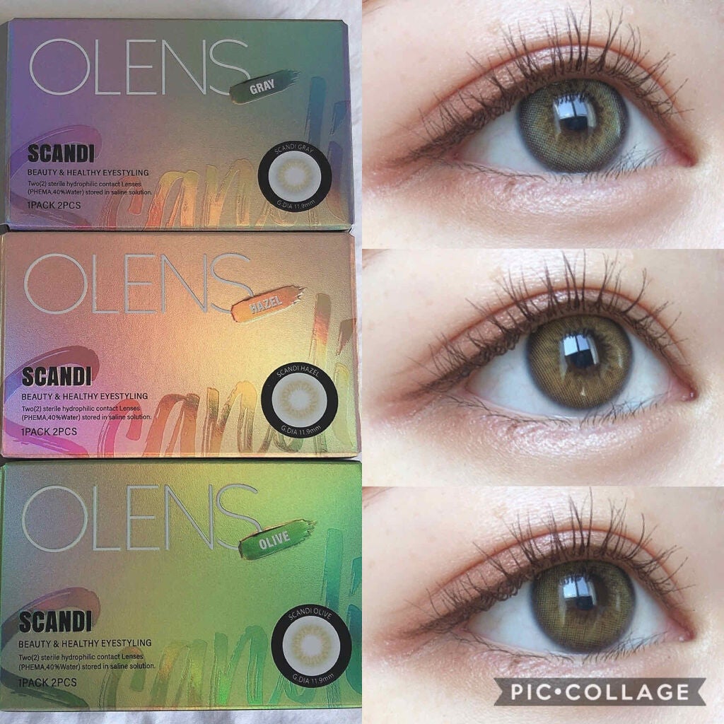 SCANDI(スカンディ)/OLENS/カラーコンタクトレンズを使ったクチコミ(1枚目)