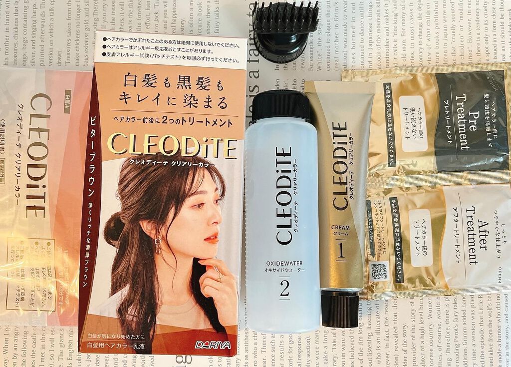 クリアリーカラー (白髪用) /クレオディーテ/ヘアカラーを使ったクチコミ（1枚目）