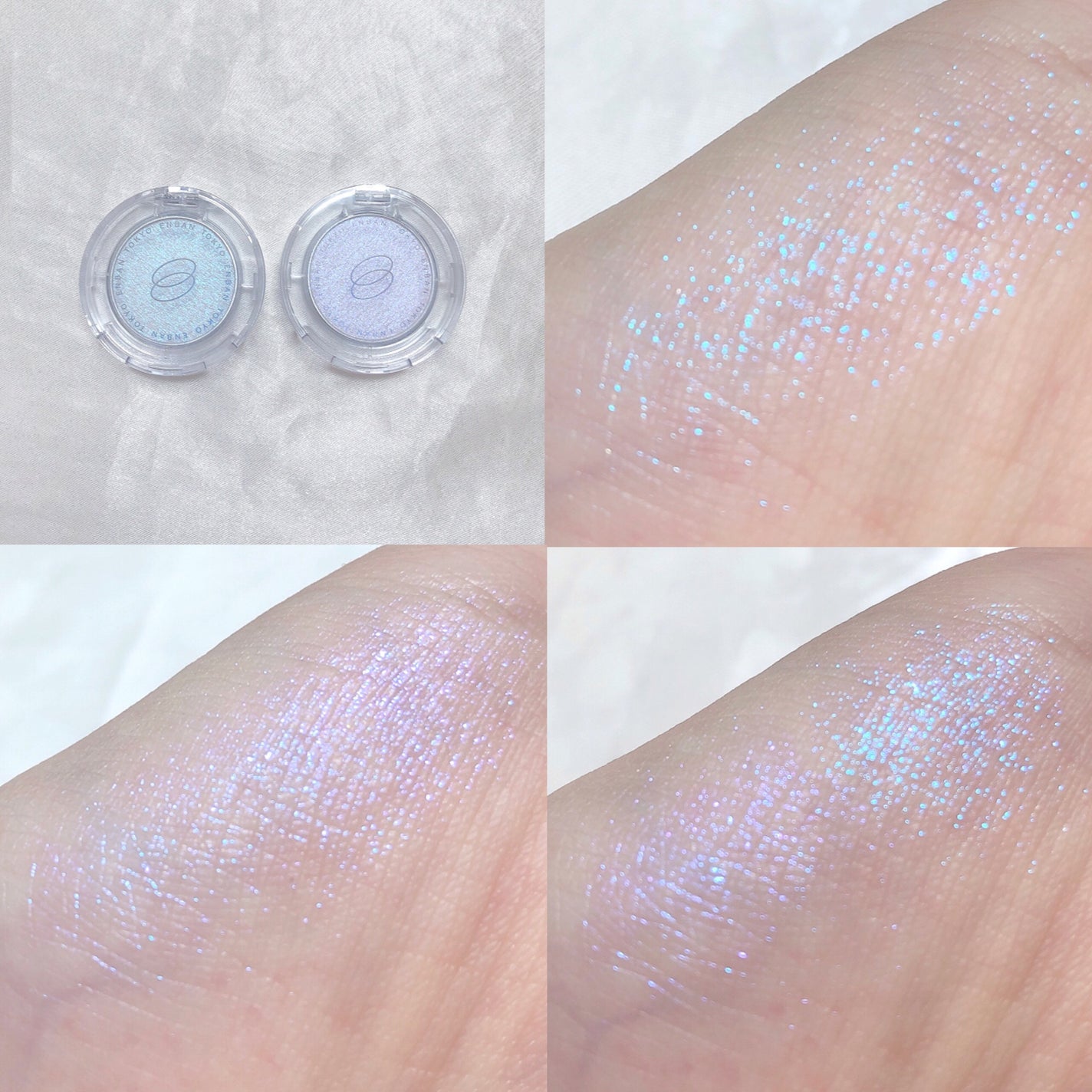 マルチグリッターカラー/ENBAN TOKYO/単色アイシャドウを使ったクチコミ(2枚目)