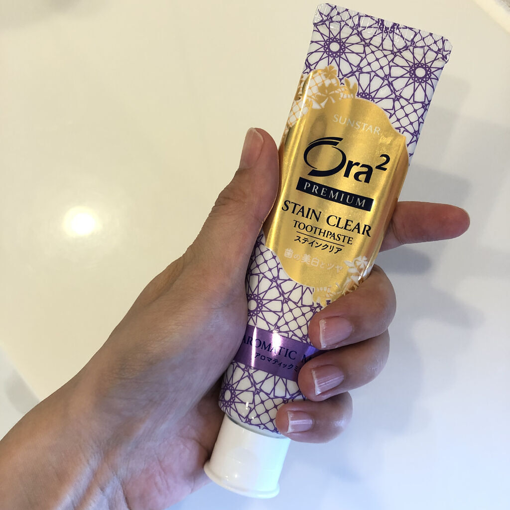 プレミアム ステインクリア ペースト アロマティックミント/オーラツー/歯磨き粉を使ったクチコミ（2枚目）