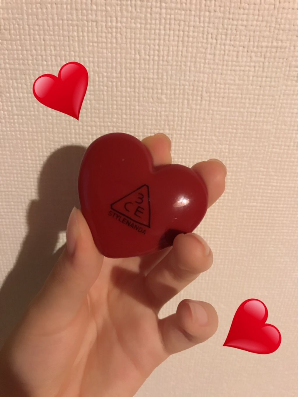 3CE HEART POT LIP/3CE/口紅を使ったクチコミ(1枚目)