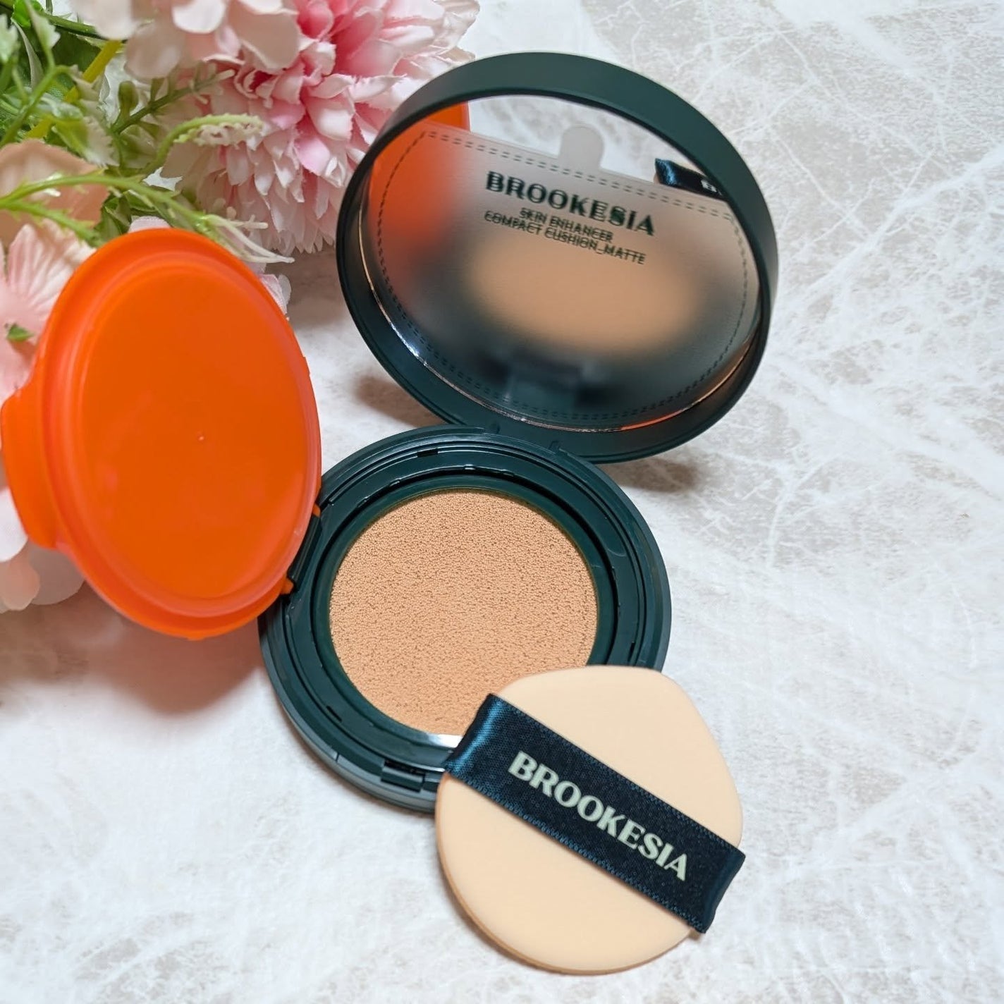 スキンエンハンサー コンパクト クッション (マット)/BROOKESIA/クッションファンデーションを使ったクチコミ(4枚目)