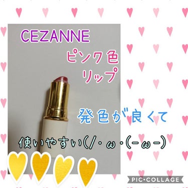 ラスティング リップカラーN/CEZANNE/口紅を使ったクチコミ（1枚目）