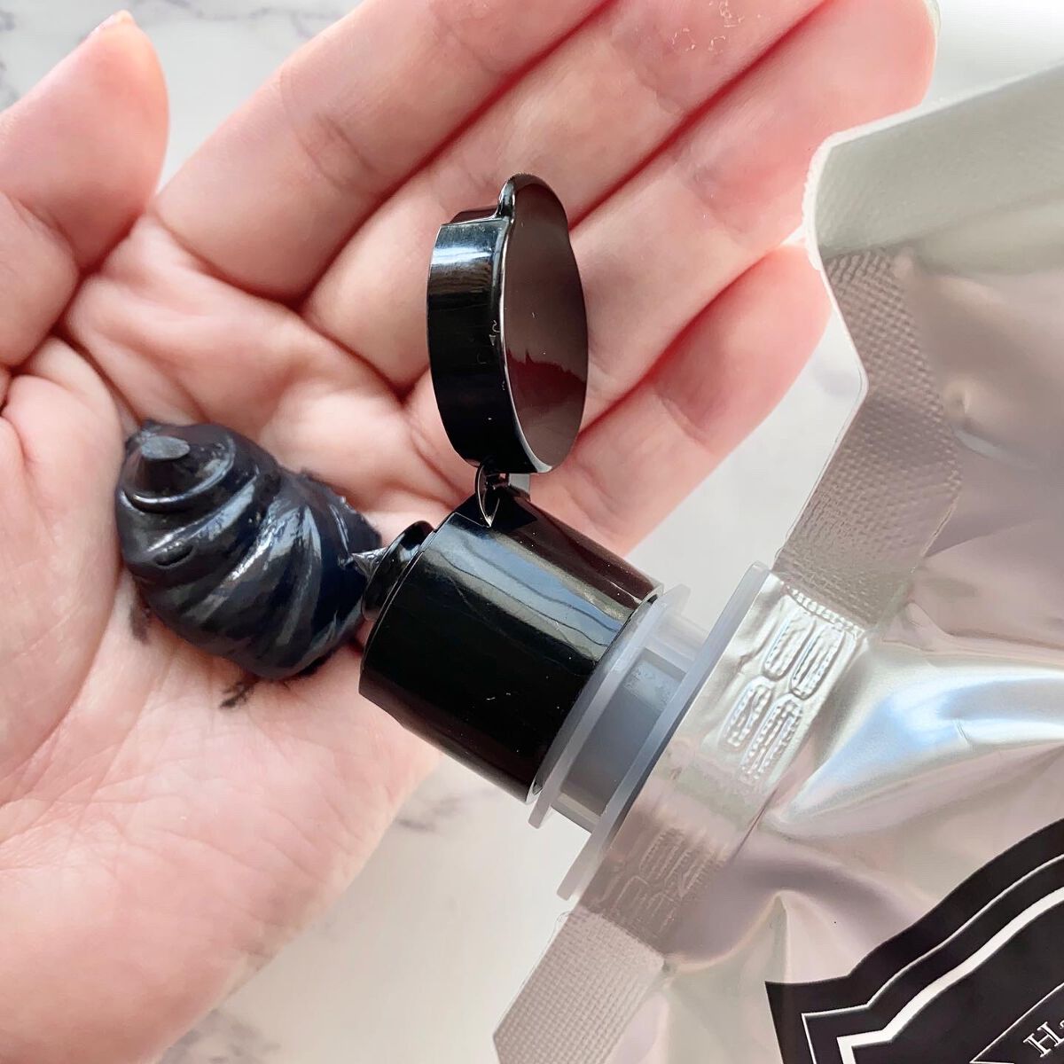 ブラッククリームシャンプー/creme de Ann/市販シャンプーを使ったクチコミ（2枚目）