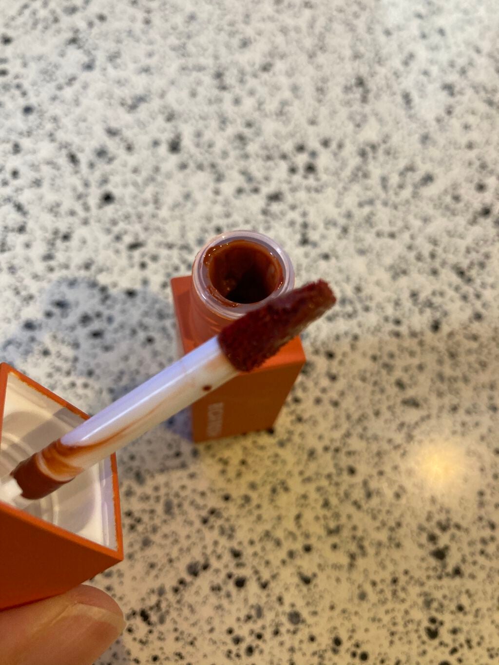 ジューシーリブティント/RICAFROSH/リップティントを使ったクチコミ(2枚目)