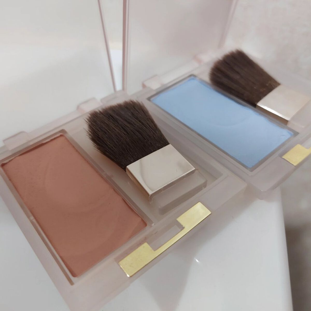 シームレストーン ブラッシュ/excel/パウダーチークを使ったクチコミ（2枚目）