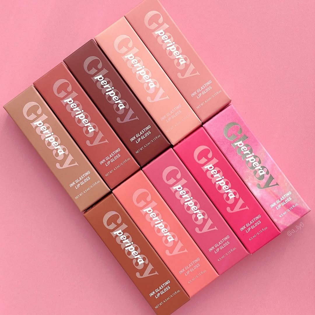 インク グラスティング リップ グロス/PERIPERA/リップグロスを使ったクチコミ（2枚目）