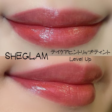 テイク ア ヒント リップティント Level Up/SHEGLAM/口紅を使ったクチコミ（2枚目）